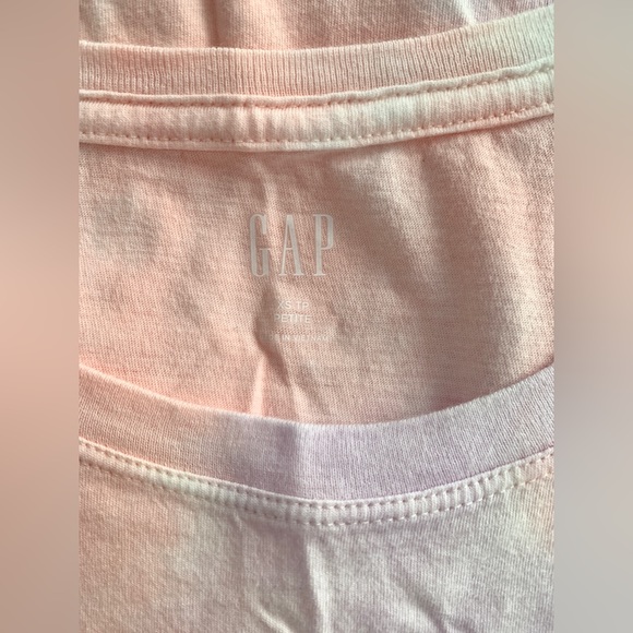 🌟PRICE DROP🌟 NWT! GAP peach + purple crew neck TIE-DYE TSHIRT Size XS Petite - Picture 4 of 5